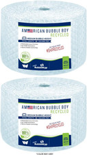 5/16 Medium Recycled Bubble Wrap - 2 Rolls