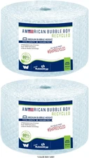 5/16 Medium Recycled Bubble Wrap - 2 Rolls
