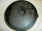 Vintage ERIE " A " Cast Iron Skillet #8