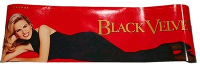 99'  Black Velvet  Calendar & Tube Canadian Whisky Promo New VTG Bar Man Cave