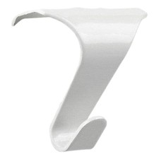 White Picture Rail Hooks Large Heavy Duty 20KG Hanging Gallery Taskar