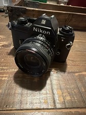 Nikon EM M90 35mm SLR Film Camera w/ 50mm f/1.8 Lens  Read  