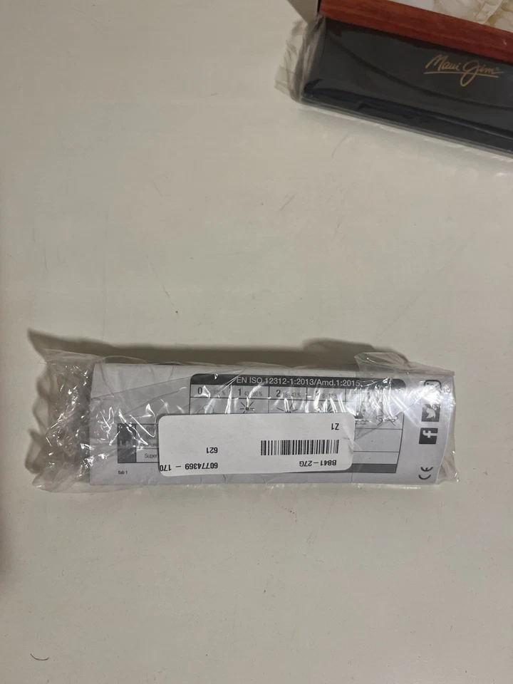 Gafas de sol Maui Jim Joy Ride Dove gris espejo polarizado azul lente hawaiana B841-27G Foto 2 de 4