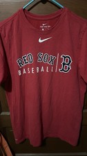 Boston Red Sox T-Shirt - Size Large - Nike Dri Fit - Red