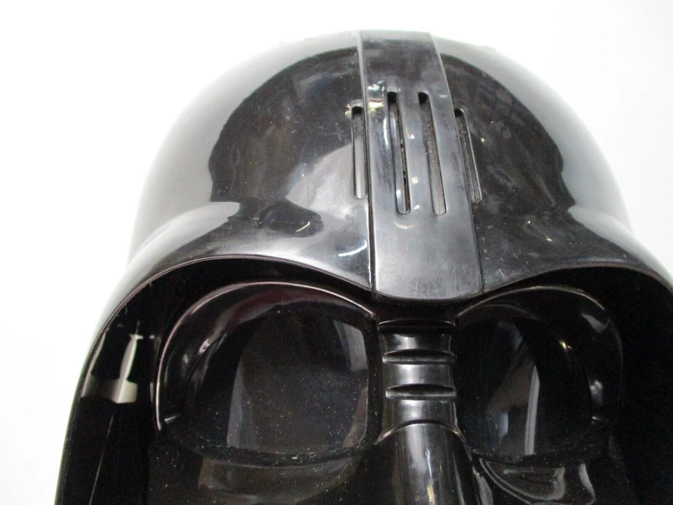 Darth Vader Mask Adult Black Cosplay Snap Adjust Plastic Voice Change NonWorking - Image 2 of 4