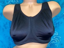 Wacoal 855170 Simone Black High Impact Covertible Underwire Sports Bra 36DD