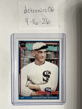 2026 Topps Series One-1991 Topps Shoeless Joe Jackson White Sox T91-27 Rookie I…