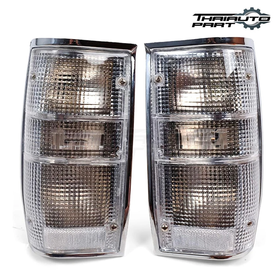 Luz trasera para Mitsubishi L200 Mighty Max Colt 1986-1997 lente transparente Foto 3 de 4