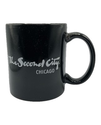 Second City Chicago Black 12 oz Coffee Mug