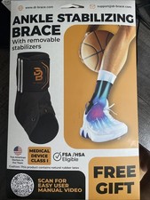 Ankle Stabilizing Brace Size L Black Dr. Brace