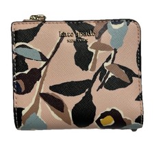 Kate Spade Wallet Cameron Paper Rose Bifold Wallet New
