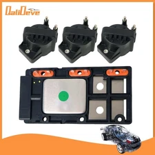 10469470 Ignition Control Module w/3 Ignition Coil For Chevy Buick Pontiac 3.8L