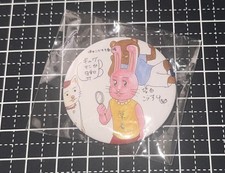Gag Manga Biyori Can Badge Jump Festa Usamichan Illustration Rabbit Pink