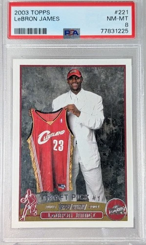 2003 Topps Lebron James Rookie Card - PSA 8 #77831225 , #221