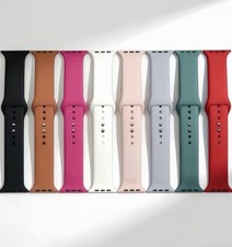 Silicone Sport Band Apple Watch Series 10,9,8,7,6,5,4,3 /42/41/40/38/mm