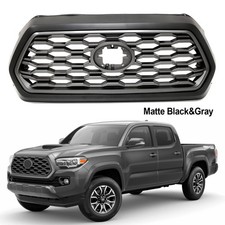 Matte Black Front Upper Bumper Mesh Grille Assembly For 2016-2023 Toyota Tacoma Matte Black Front Upper Bumper Mesh Grille Assembly For 2016-2023 Toyota Tacoma