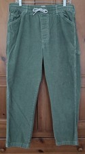 BDG Womens Green Corduroy Pullon Cargo Pants Size L Urban Outfitters