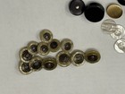 36-Piece Eclectic Mixed Button Lot Dennis Basso Vintage Craft Sewing Assortment — photo 3
