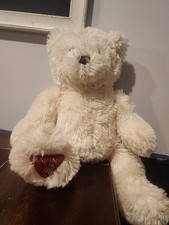 Dakin Cream Teddy Bear Plush Stuffed Animal Off White Big Lots 16"