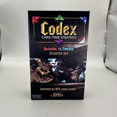 Codex Card-Time Strategy Bashing Vs Finesse Starter Sirlin Games Board Game
