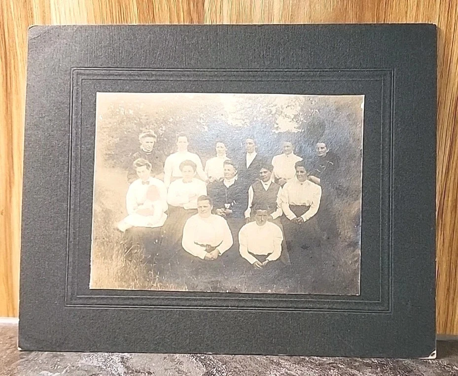Antique American Outdoor Group of Ladies Baby Victorian Fashion
Opens in a new window or tab