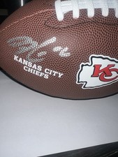 Signed NFL Kansas City Chiefs Football Official Wilson Ball Autograph COA