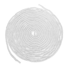 5mm x 18 Feet White Cotton Rope 3 Strand for DIY Wall Hanging Knotting