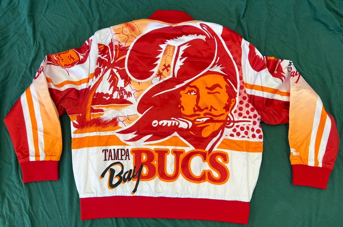 NEW Tampa Bay Buccaneers NFL Fanimation Chalk Line Large Jacket 
