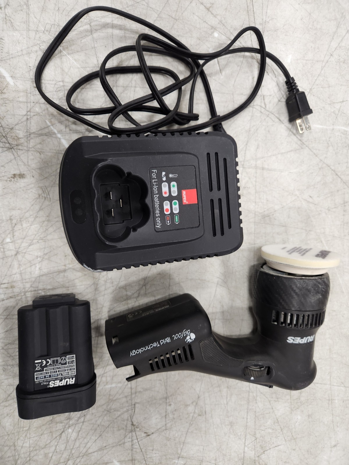 Clearance- RUPES iBRID MINI polisher STB 1-HLR75 1-Charger 1
