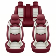 Faux Leather Seat Covers Full Set For Chevrolet Equinox Front Rear 5 Seats Auto Faux Leather Seat Covers Full Set For Chevrolet Equinox Front Rear 5 Seats Auto