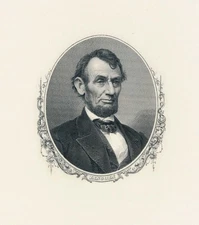 Portrait, Abraham Lincoln, US President 1861-1865, Bureau Print, SCCS PV-16