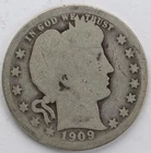 1909 O Barber Quarter