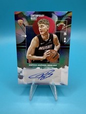 2025-26 Topps Kasparas Jakucionis Contemporary Marks Black /10 Auto Heat RC SP