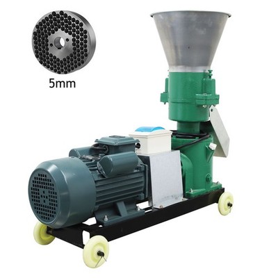 220V 5mm Feed Pellet Mill Machine Feed Granulator for Chicken Duck Goose 150KG/H