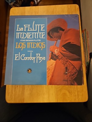 LA FLUTE INDIENNE (THE INDIAN FLUTE): LOS INDIOS LP NEAR MINT VINYL RECORD