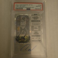 2022 Panini Contenders Optic Coby Bryant Rookie Auto Cracked Ice 19/22 PSA 10