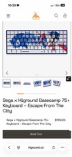 Higround Sega x Basecamp 75+ Mechanical Keyboard QWERTY English Escape City