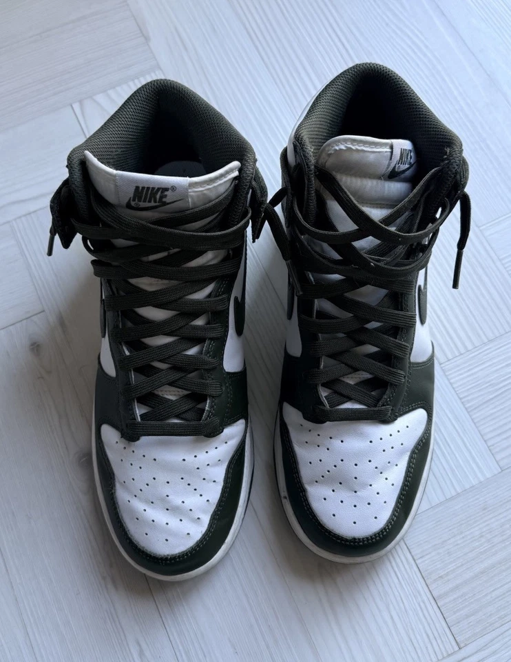 Nike Dunk High Retro Trainers Cargo Khaki Size UK 7, photo 1 of 5