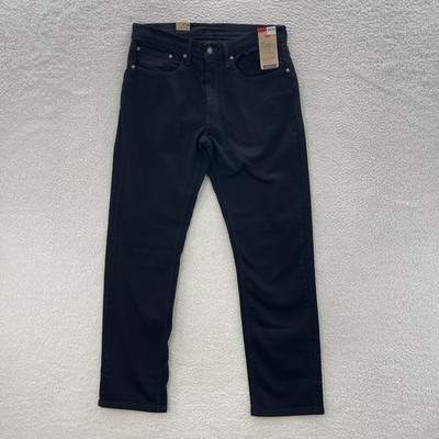 Levis Jeans Mens 34x34 Black 559 Relaxed Straight Dark Wash Stretch Denim Grunge