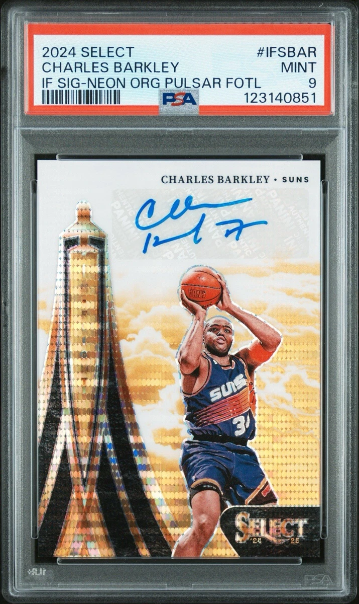 Charles Barkley Basketball Autographed Grade 9 Sports Trading