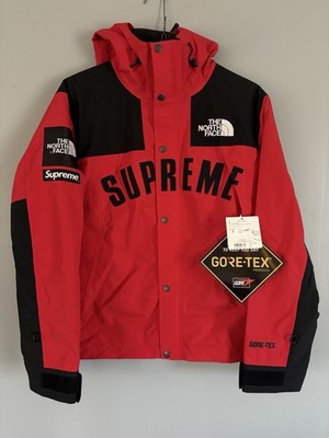 BRAND NEW Supreme x The North Face Arc Logo Mountain Parka Jacket SS19 Red Med