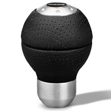 Momo Racair One Shifter Knob Race Airleather Set Screw Attachment Aluminum Momo Racair One Shifter Knob Race Airleather Set Screw Attachment Aluminum