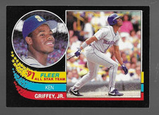 1991 Fleer All-Star Ken Griffey Jr. #7 Seattle Mariners NM/MT