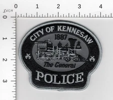 KENNESAW (THE GENERAL 🚂 TRAIN ) GEORGIA SUBDUED ISSUE SWAT POLICE PATCH