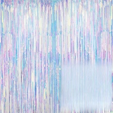 KatchOn, Neon Iridescent Streamers - Pack of 2 | Iridescent Party Decorations...