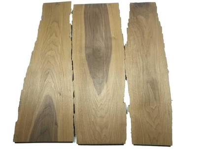 3x Walnussholz Nussbaumholz 93x18-33cm x 18mm #N9 - Bild 1 von 4