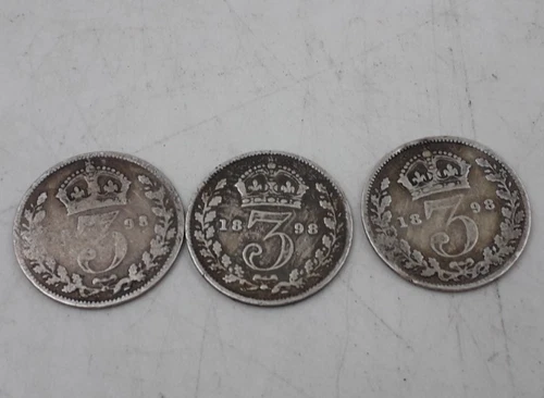 1898 Victoria Threepence — photo from another recent sale
