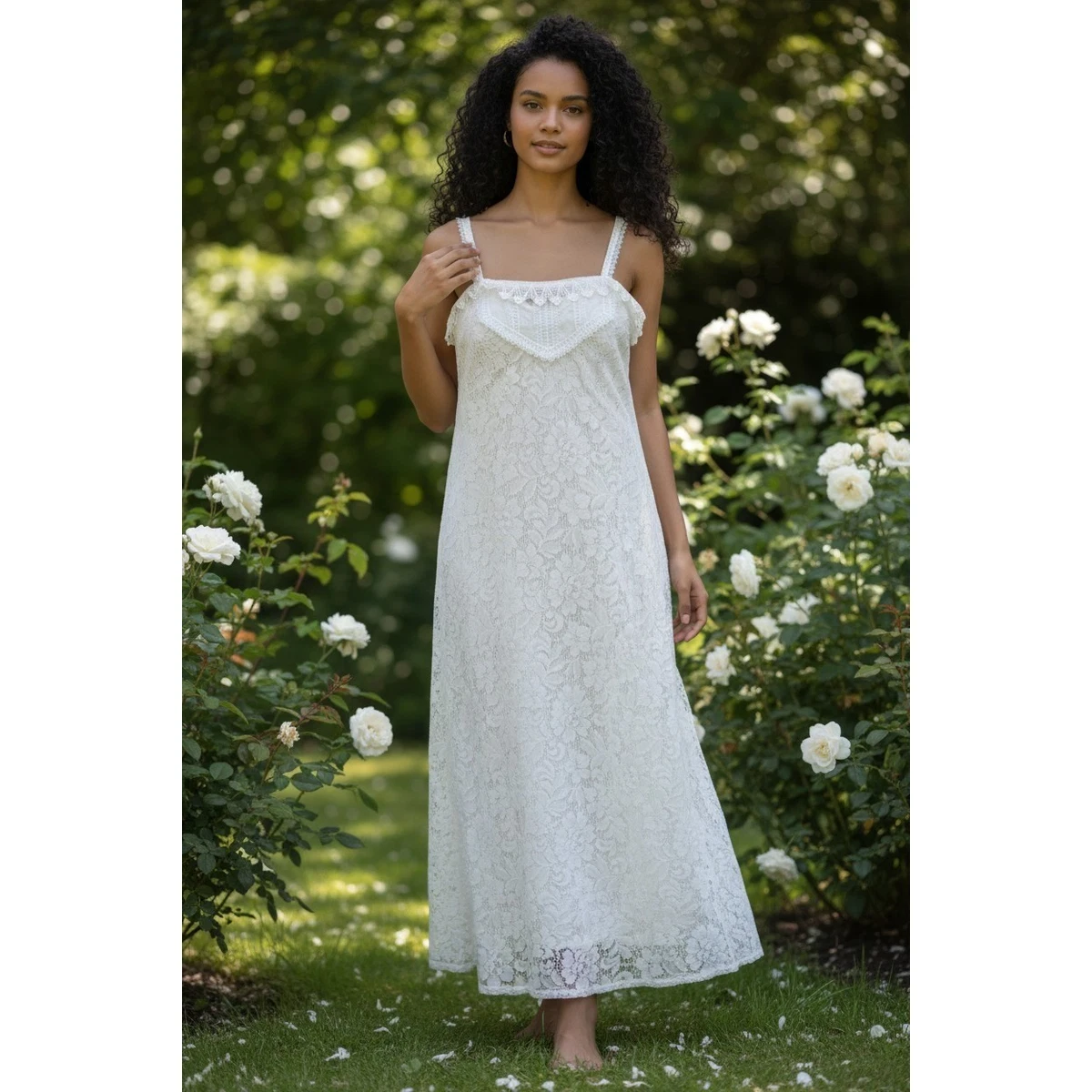 knee length dresses for ladies Clarisa Lace Midi Dress main image 1
