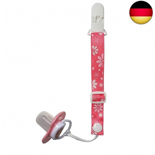 PREMYO 4 Pack Baby Schnullerkette Mädchen - Schnullerband mit Clip Verstellbare - Bild 4 von 8