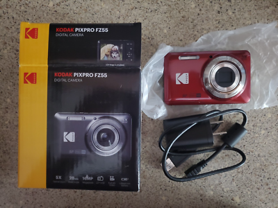 Kodak PIXPRO FZ55 Digital Camera (Red) 819900014075| eBay